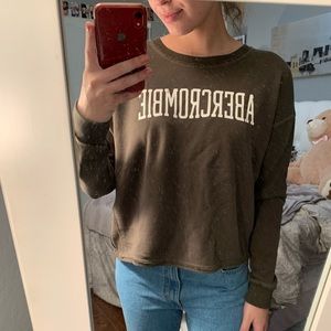 Dark Green Abercrombie Sweatshirt